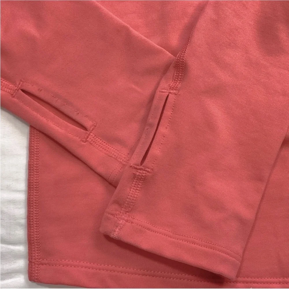 Girls Nike Pro Dri-Fit‎ Warm Training LS Athletic Tee Coral Large